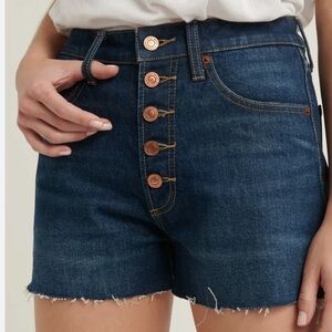 Lucky Brand Pins Dark Blue Jean Shorts
